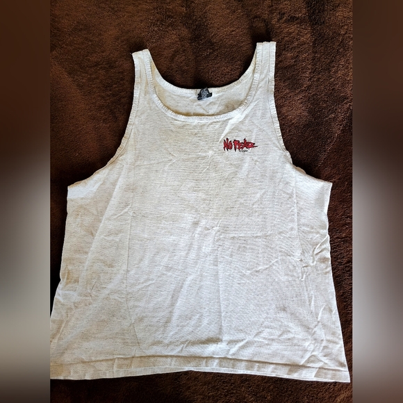 Rare Vintage Single Stitched No Fear Gear Forged In Courage Tank Top - Large - Picture 3 of 4